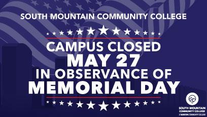 Memorial Day Campus Closure
