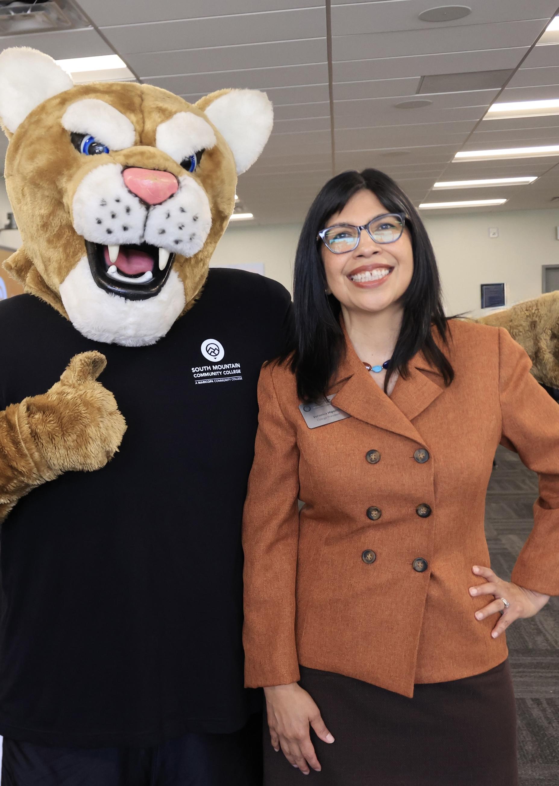 President Veronica Hipolito and Cougie