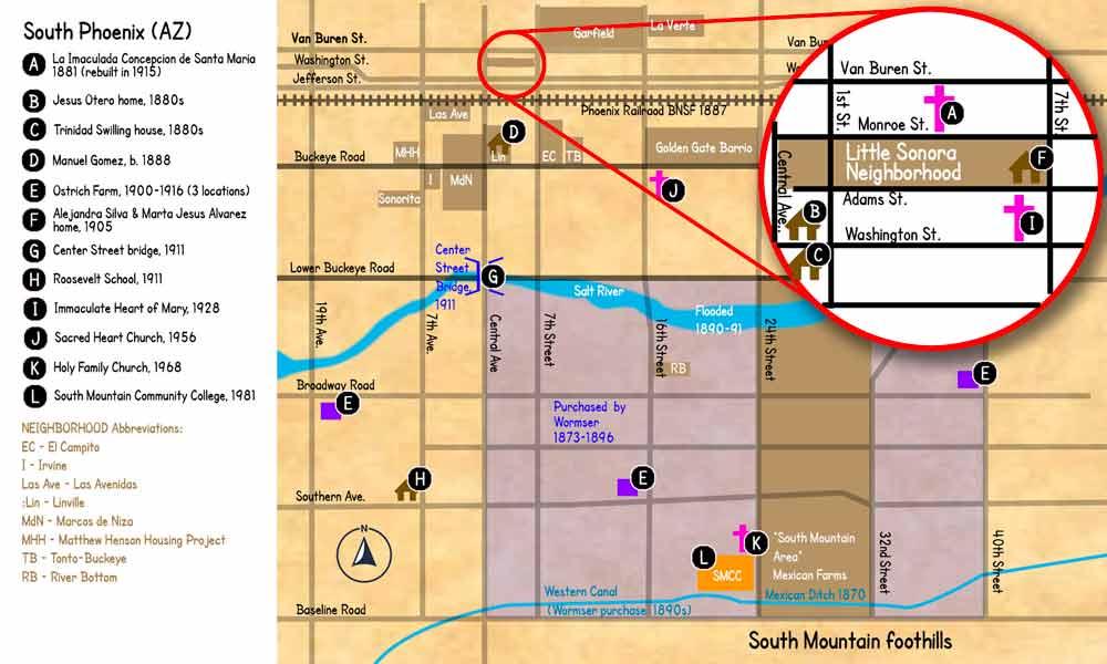 South Phoenix Map
