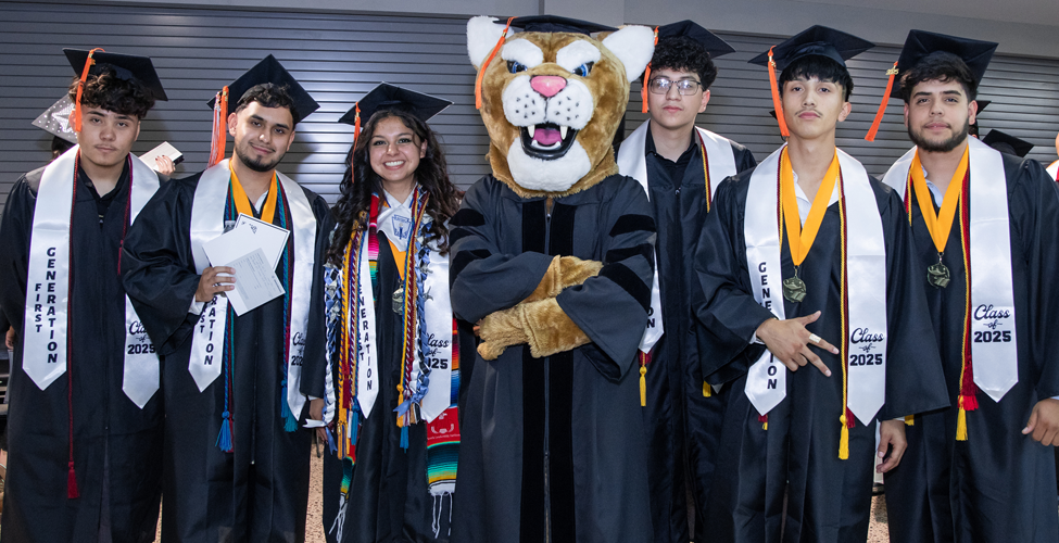 Graduates with Cougie