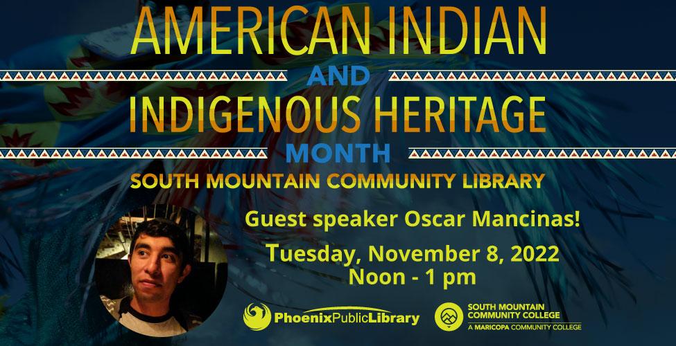 South Mountain Community Library Celebrates American Indian Heritage Month