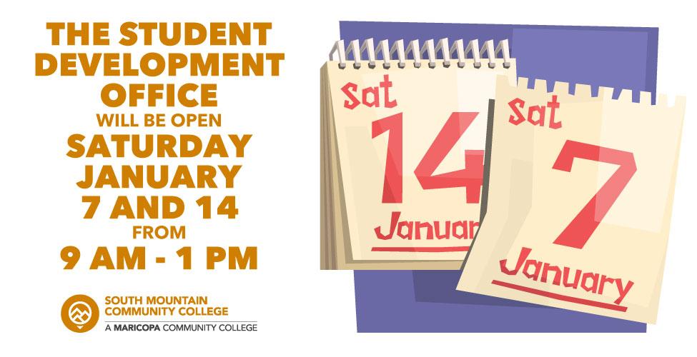 Saturday Hours - Student Development Office