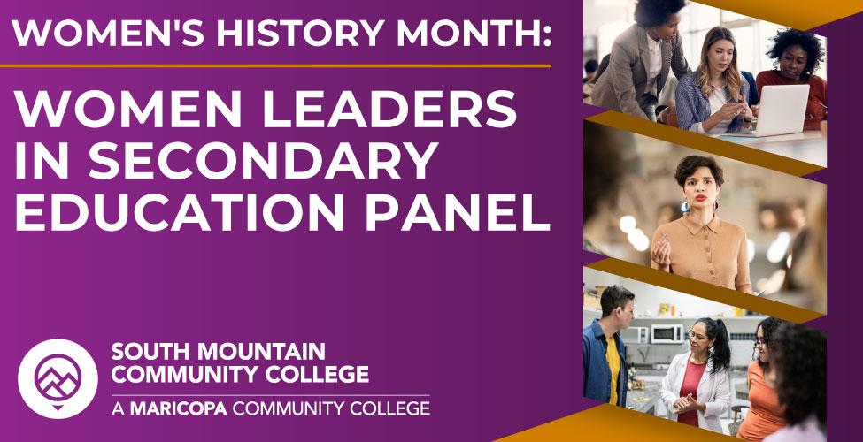 Women's History Month: Women Leaders in Secondary Education Panel