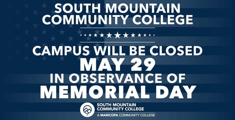 SMCC Campus Will Be Closed May 29