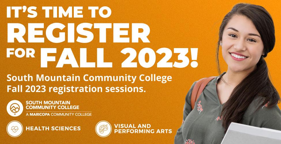 It's Time to Register for Fall 2023