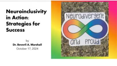 Dr. Beverli Marshall Shares Her Passion for Neuroinclusivity With Rio Students, Staff 