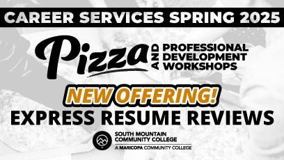 Pizza and Professional Development Workshops