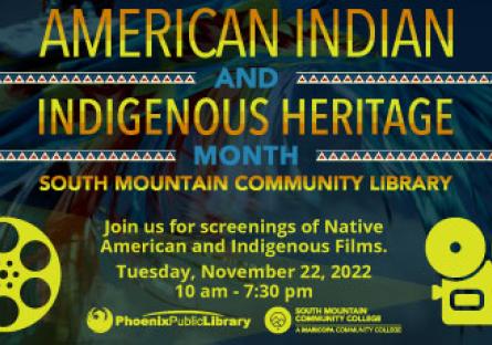 South Mountain Community Library Celebrates American Indian Heritage Month