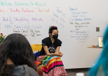 Award Winning Singer, Songwriter, Storyteller, Martha Redbone Visits SMCC Storytelling Institute 