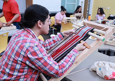 SMCC and Heard Museum Team Up to Honor Native American Culture with Weaving Class
