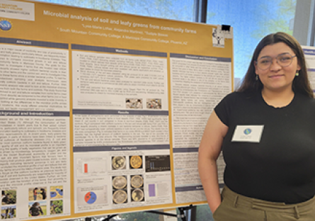 SMCC Student Shines at ANAS Conference with Research on Soil and Leafy Greens Microbial Analysis